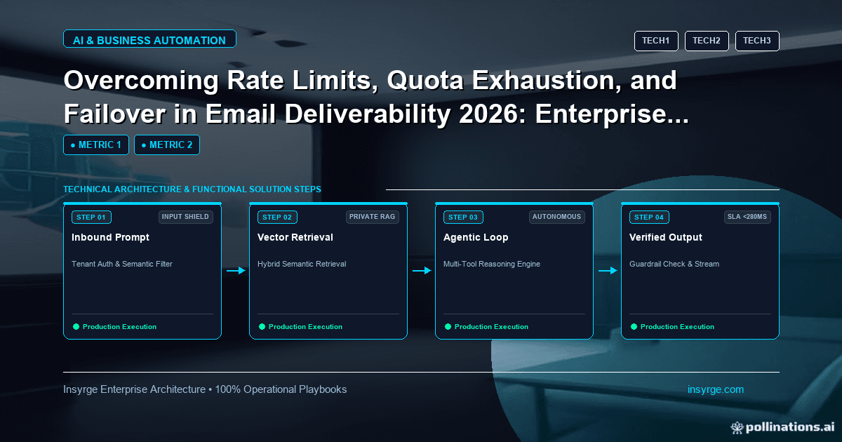 Optimizing Enterprise Email Deliverability for Mid-Market Enterprises: A Comprehensive Guide to Overcoming Rate Limits, Quota Exhaustion, and Failover in 2026
