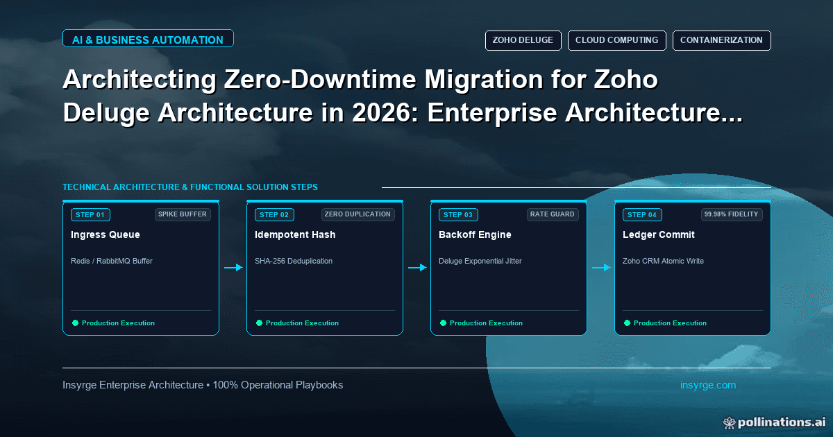 Mastering Zero-Downtime Migration for Zoho Deluge: A Comprehensive Enterprise Architecture Playbook for 2026: The Complete Enterprise Guide [2026]