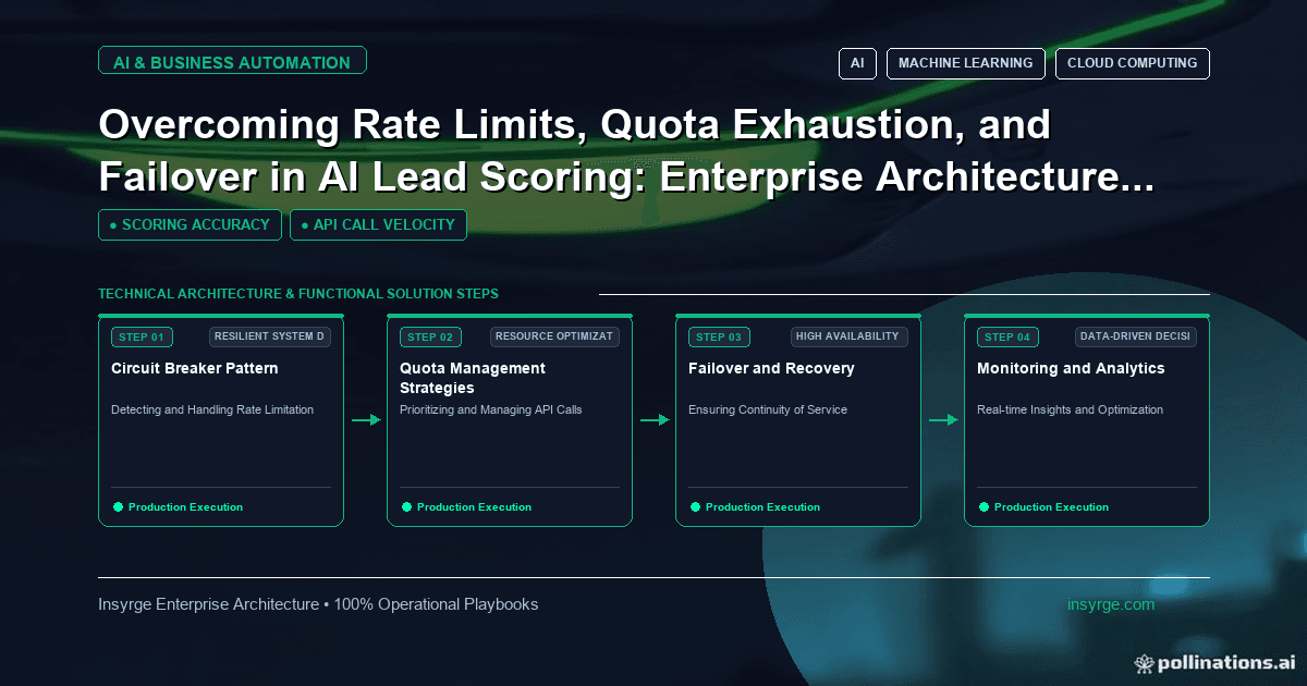 Overcoming Rate Limits, Quota Exhaustion, and Failover in AI Lead Scoring: Enterprise Architecture Playbook [2026]