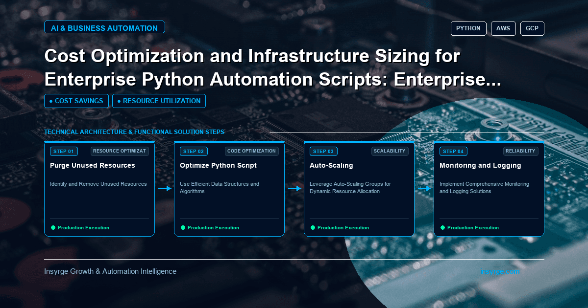 Unlock Scalable Business Efficiency with Cost-Optimized Python Automation and Enterprise Architecture