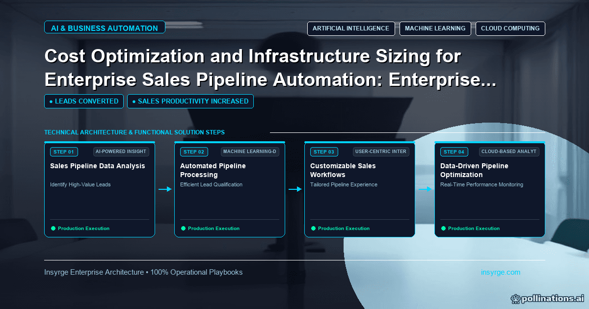 Streamline Enterprise Sales Pipeline Automation: Optimize Infrastructure and Reduce Manual Tasks