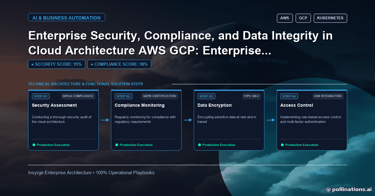 Mastering Enterprise Security, Compliance, and Data Integrity in Cloud Architecture: A Comprehensive Guide to Mid-Market and Beyond