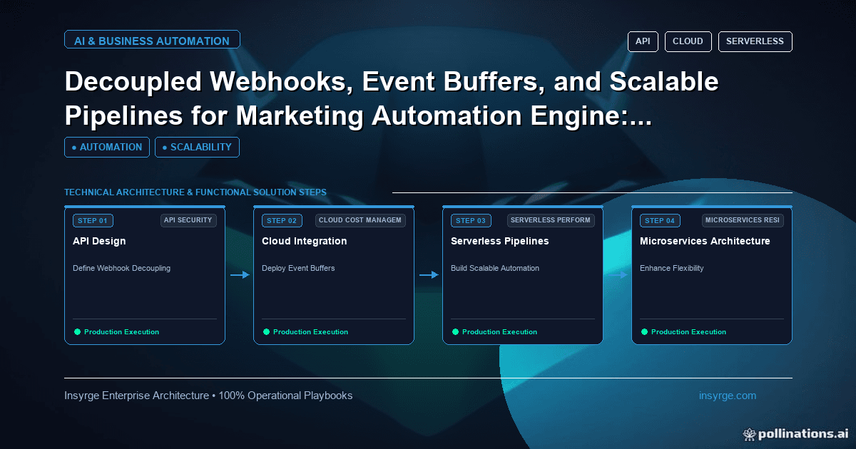 Mastering Scalable Marketing Automation Pipelines with Event Buffers and Decoupled Webhooks: A Mid-Market Enterprise Architecture Playbook