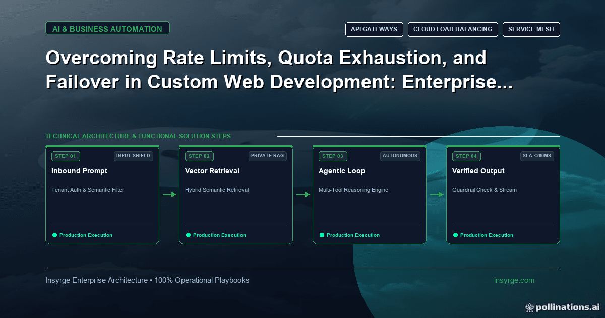 Mastering Rate Limiting, Quota Exhaustion, and Failover in Custom Web Development: Scalable Enterprise Solutions for AI-Powered Automation