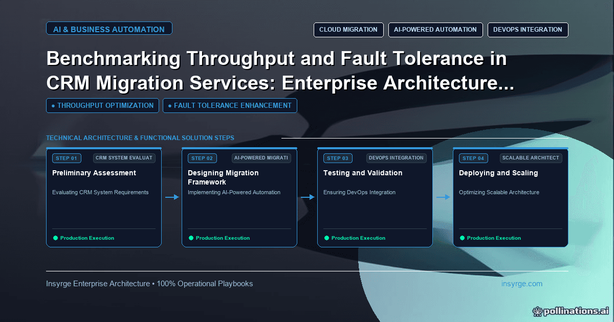 Maximizing Throughput and Fault Tolerance in CRM Migrations: A Comprehensive Enterprise Architecture Playbook [2026]