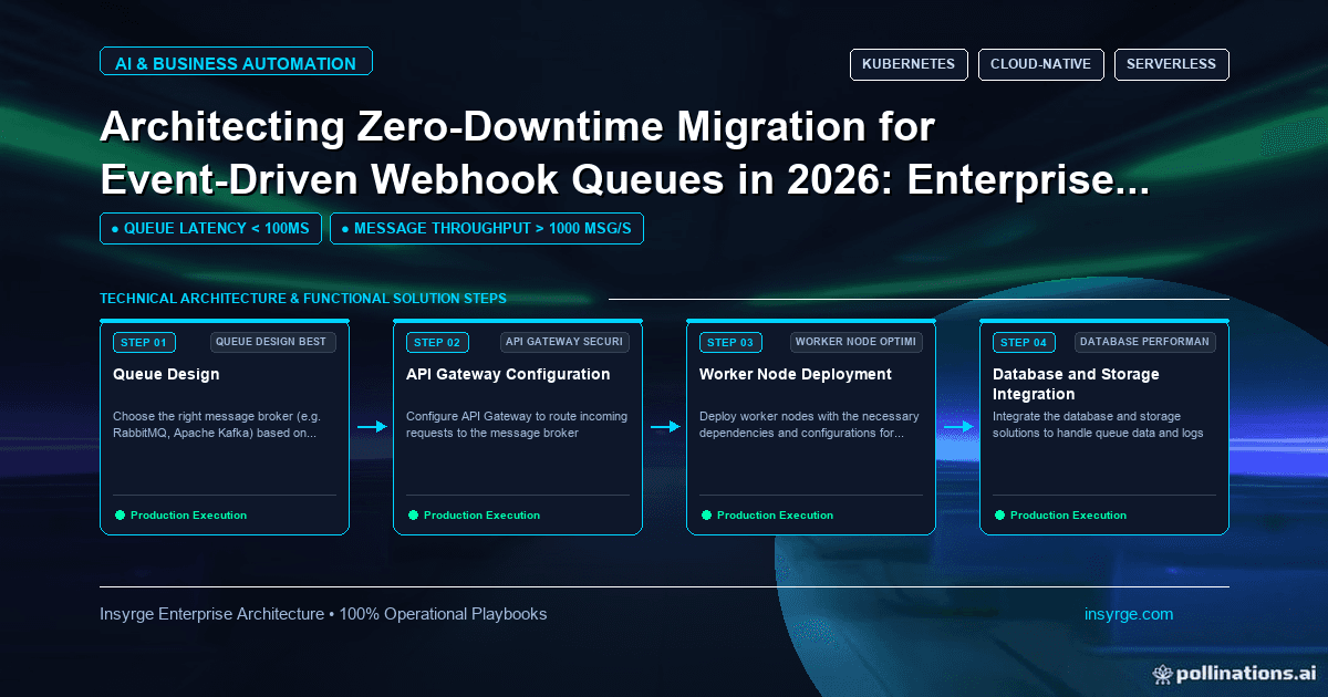 Modernizing Event-Driven Webhook Queues for Zero-Downtime Migrations: A Comprehensive Enterprise Architecture Playbook: The Complete Enterprise Guide [2026]