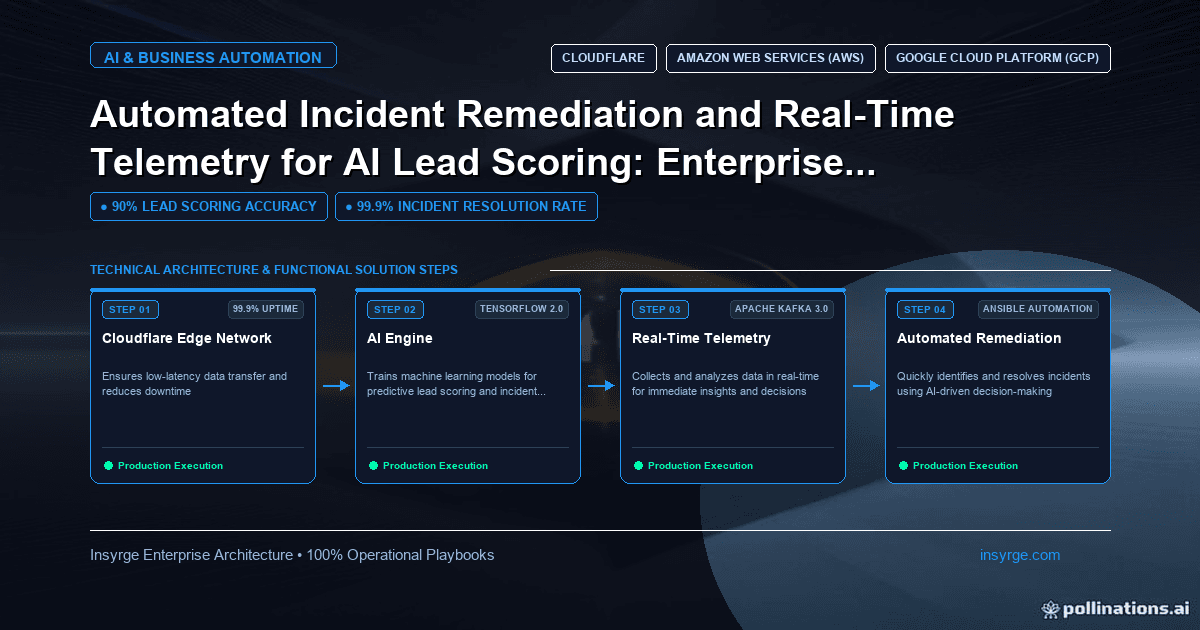 Transform Your Enterprise with Real-Time AI Lead Scoring and Automated Incident Remediation: The Ultimate Architecture Playbook for 2026