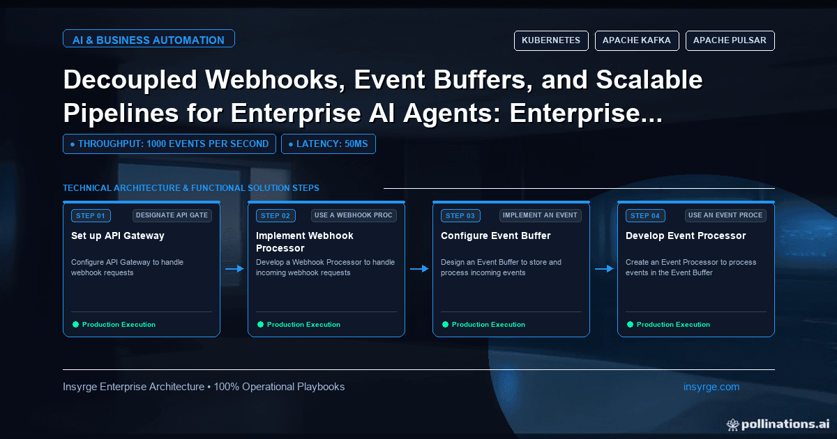 Maximizing Enterprise AI Automation Success: A Comprehensive Guide to Decoupled Webhooks, Event Buffers, and Scalable Pipelines