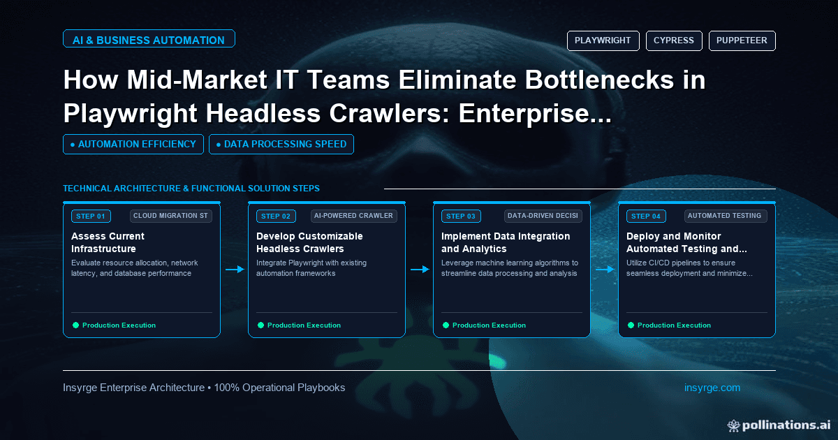 Unlock Efficiency in Mid-Market Businesses with Playwright Headless Crawlers: A Comprehensive Enterprise Architecture Guide