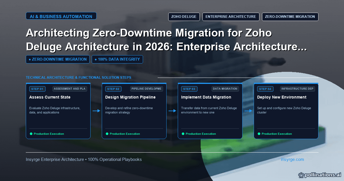 Mastering Zero-Downtime Migration for Zoho Deluge: The Ultimate Enterprise Architecture Playbook for Mid-Market Businesses