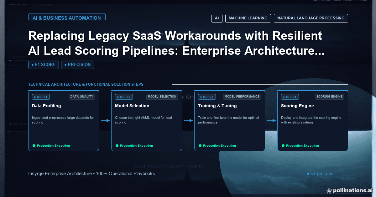 Unlock Scalable Lead Scoring with AI: A Comprehensive Enterprise Architecture Guide [2026]