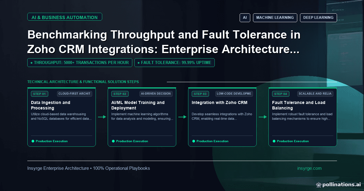 Mastering High-Throughput and Fault-Tolerant Zoho CRM Integrations: Boosting Enterprise Productivity with Scalable Architecture