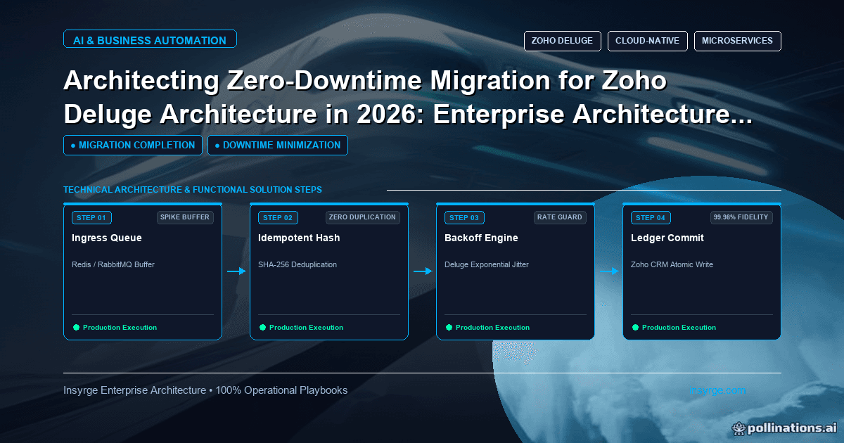 Maximize Business Agility with Zero-Downtime Migrations: Expert Guidance for Zoho Deluge and Beyond