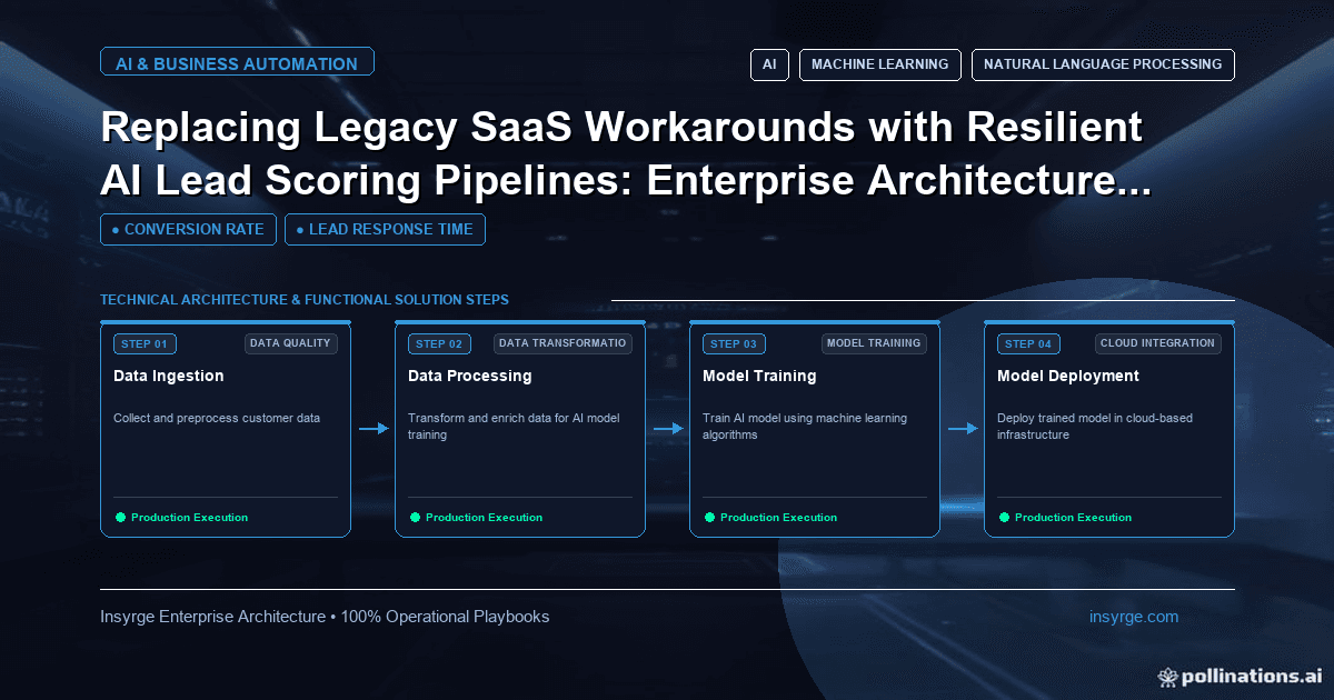 Building Resilient AI Lead Scoring Pipelines: A Comprehensive Enterprise Architecture Playbook for 2026