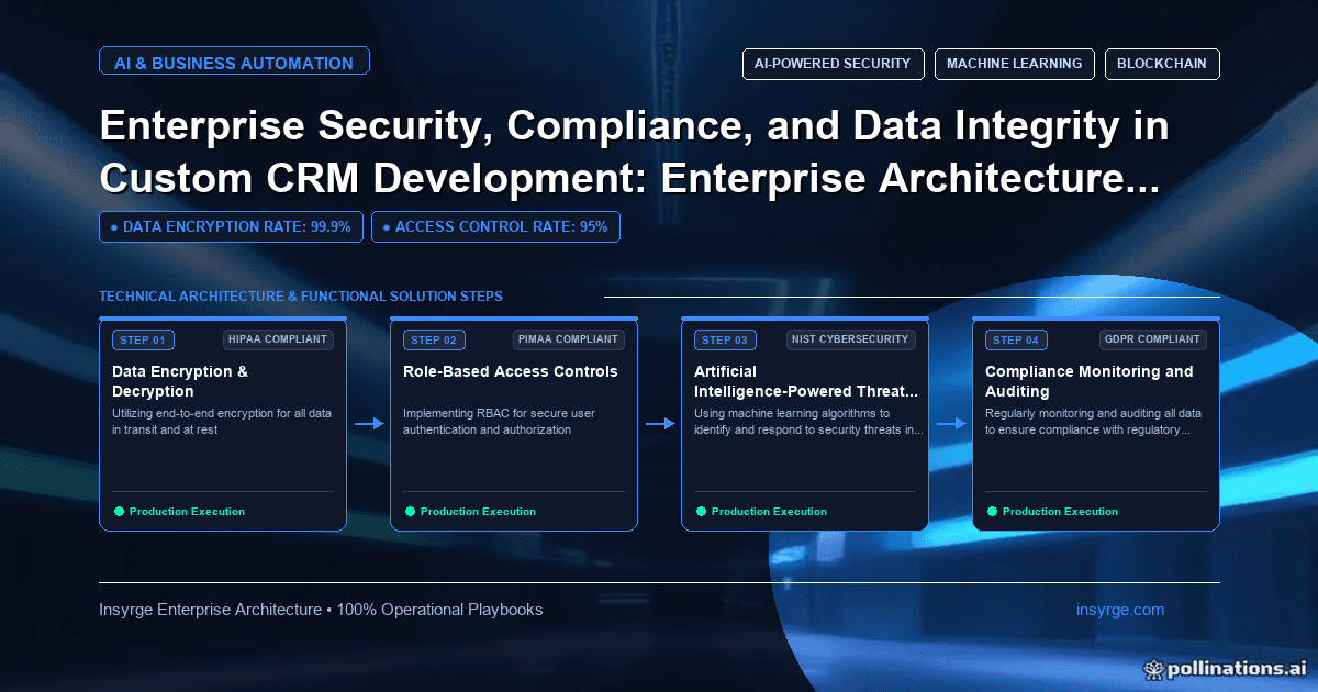 Modernizing Enterprise Security, Compliance, and Data Integrity in Custom CRM Development: A Comprehensive Guide for 2026