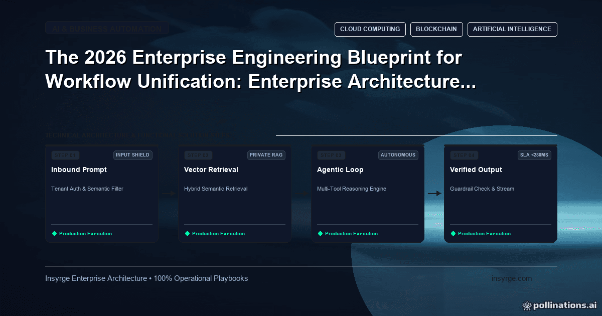 The 2026 Enterprise Engineering Blueprint for Workflow Unification: Enterprise Architecture Playbook [2026]