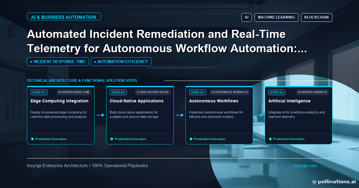 Streamline Mid-Market IT Operations with Autonomous Workflow Automation: A Comprehensive Guide to Automated Incident Remediation and Real-Time Telemetry