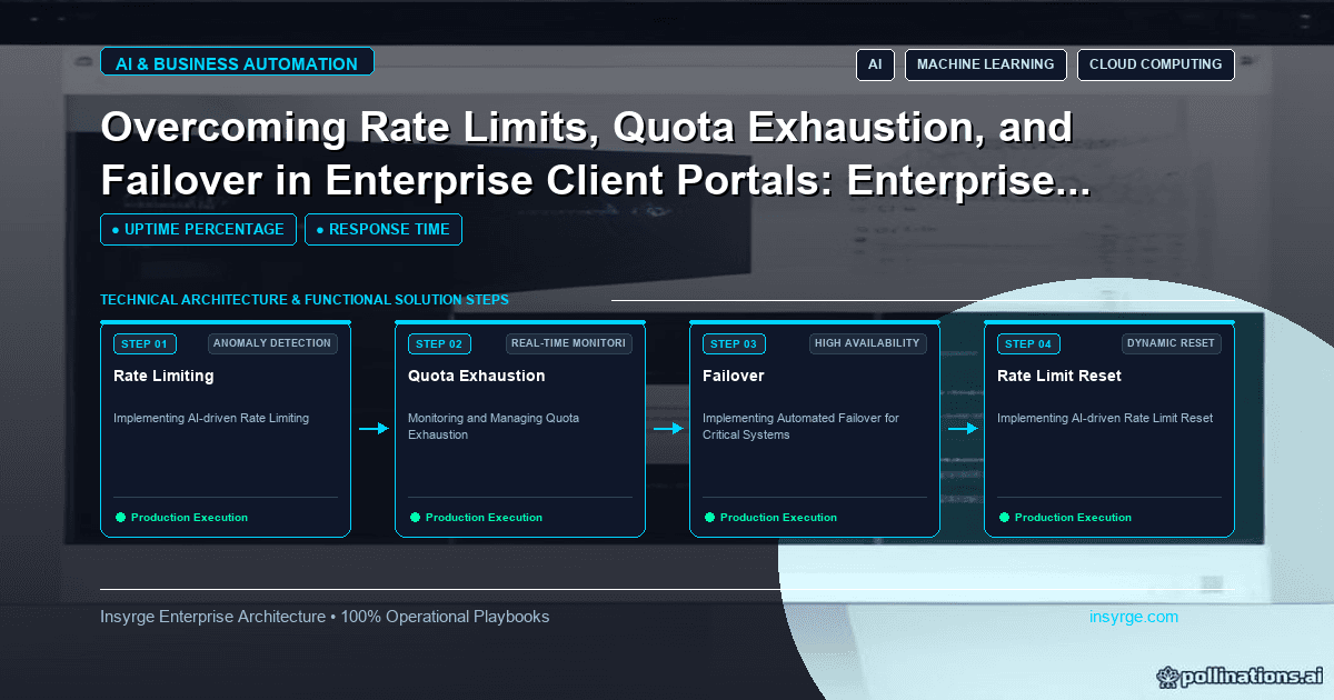 Maximizing Enterprise AI Automation Efficiency: Mastering Rate Limits, Quota Exhaustion, and Failover in Mid-Market IT Portals
