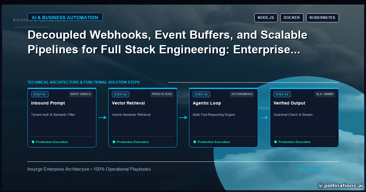 Decoupling Your Enterprise: Master Guide to Scalable Full Stack Engineering with Webhooks, Event Buffers, and Pipelines