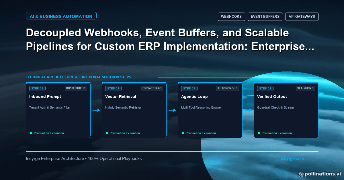 Streamline Your Enterprise with Decoupled Webhooks, Event Buffers, and Scalable Pipelines for Custom ERP Implementation Success