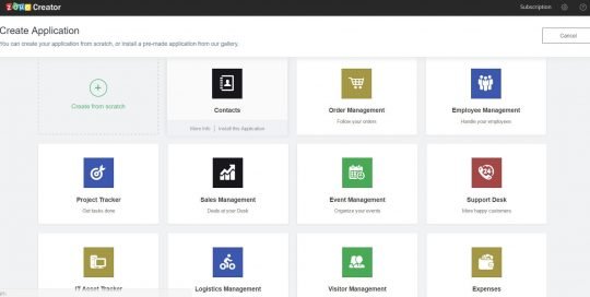 zoho creator